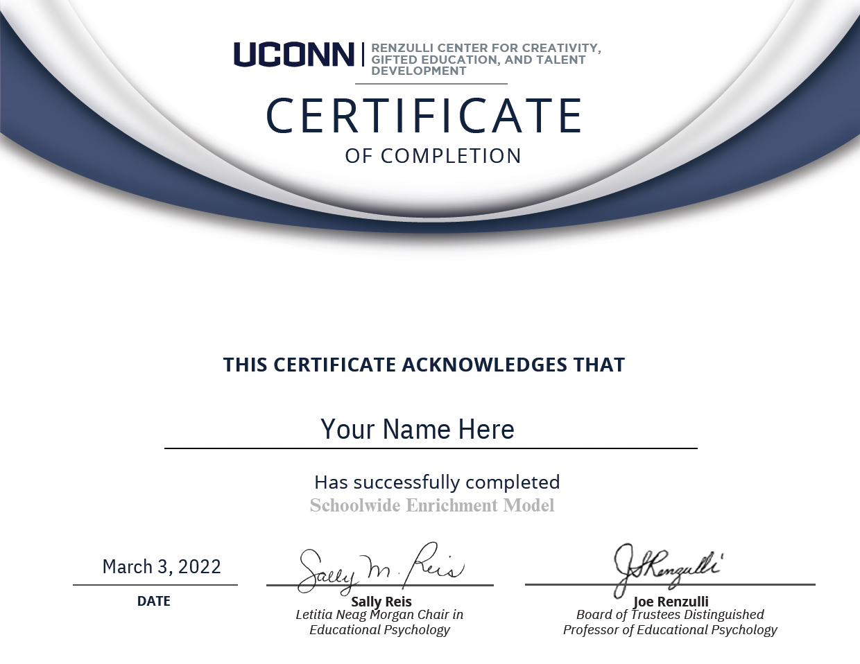 2023 | EFAS UCONN Certificate | Büyük