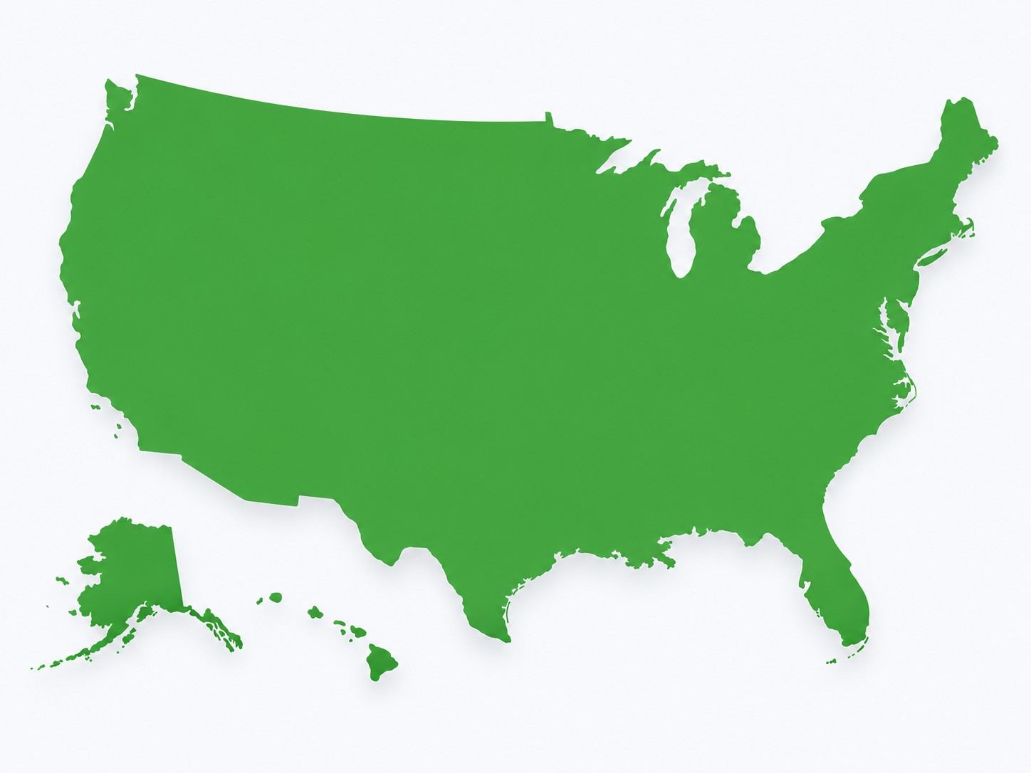 Map of the United States. Choose your state to see its gifted and talented alignment.